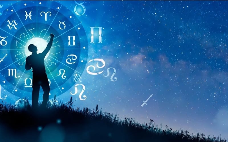 Astrology birth chart wheel